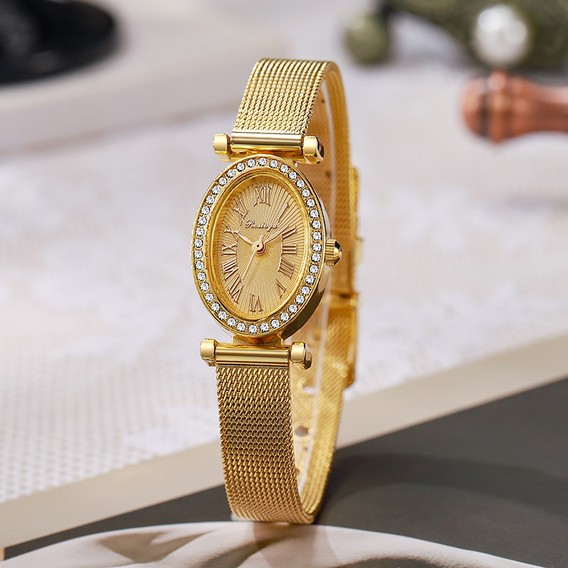 Роскошные женские часы с оваль – обзор и цена Luxury Watch Leather Strap