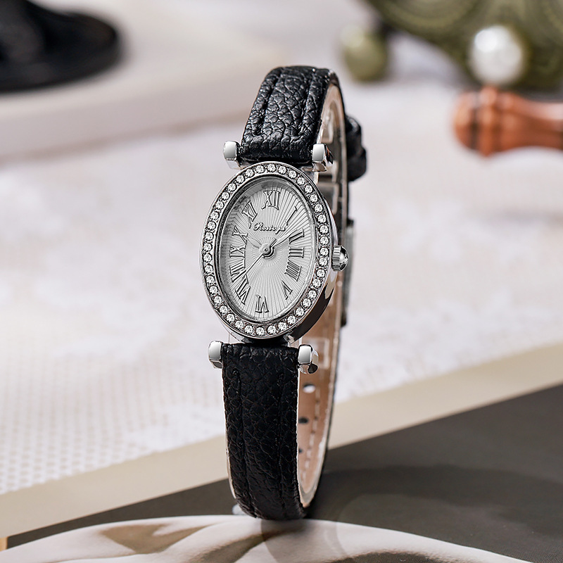 Роскошные женские часы с оваль – обзор и цена Luxury Watch Leather Strap