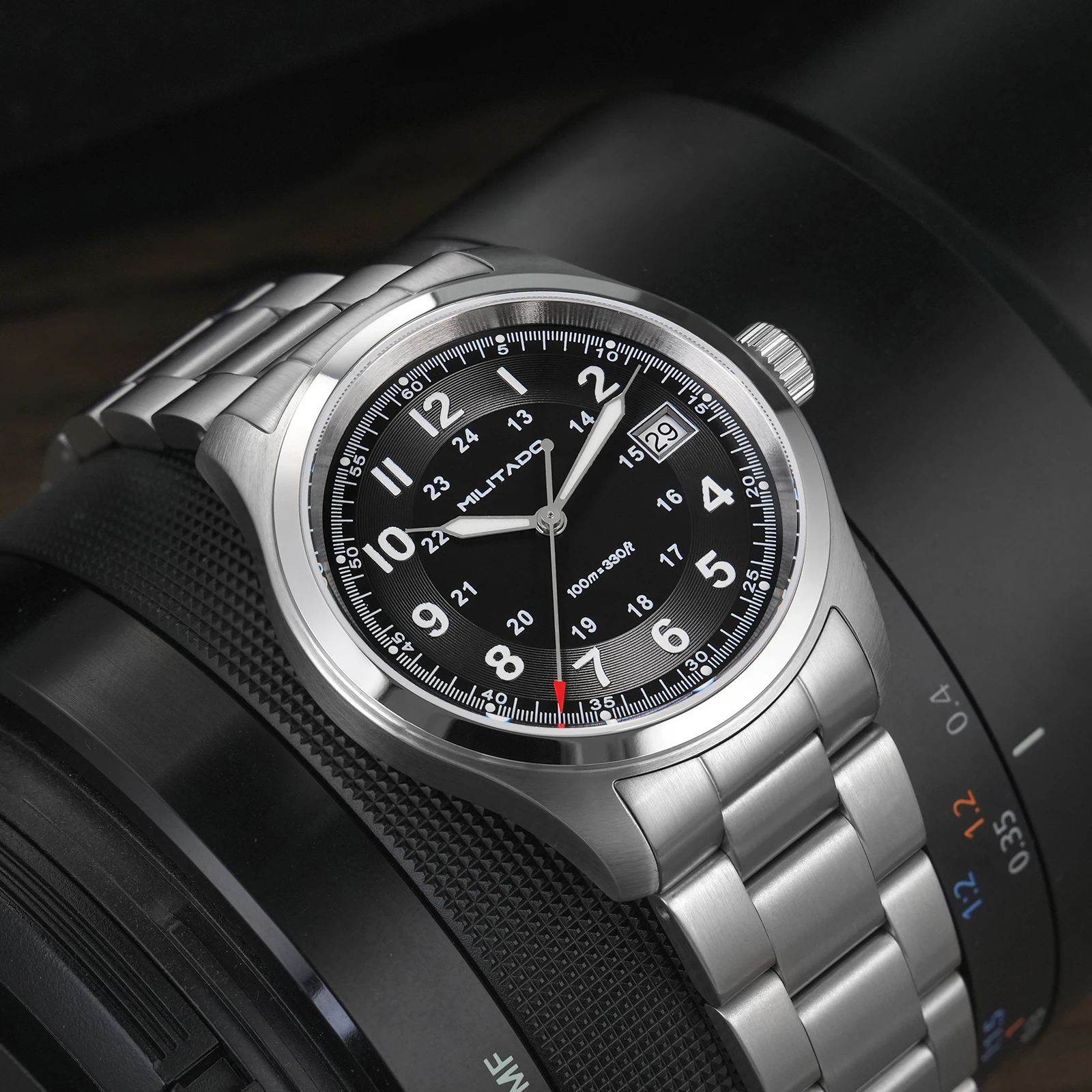 Militado ML08 Винтажные кварце – обзор и цена Diver Watch 300M