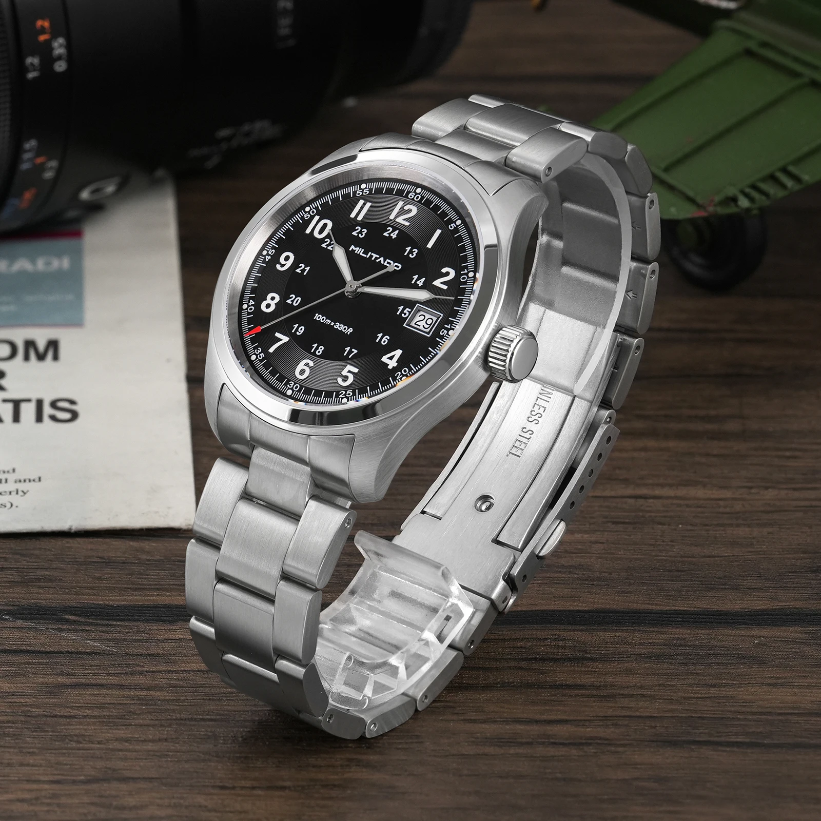 Militado ML08 Винтажные кварце – обзор и цена Diver Watch 300M