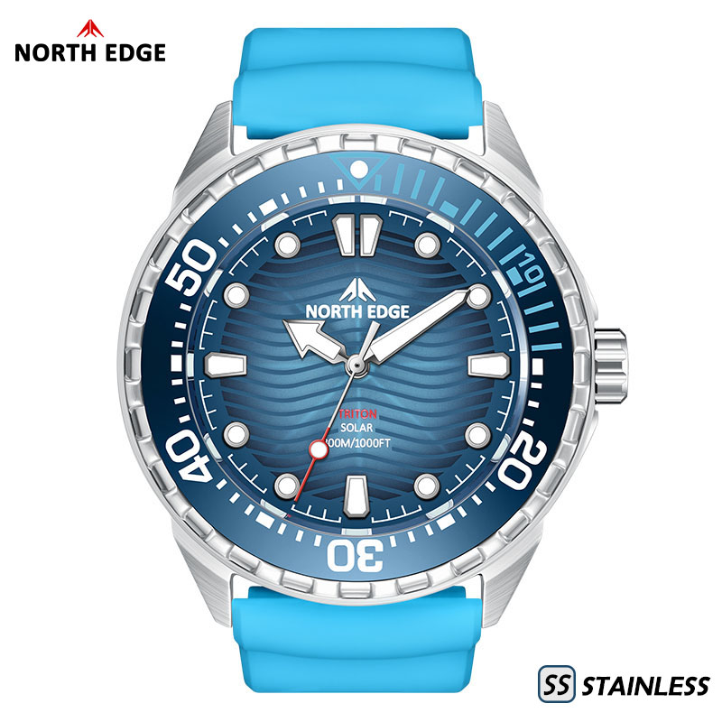 Часы для дайвинга NORTH EDGE T – обзор и цена Diver Watch 300M