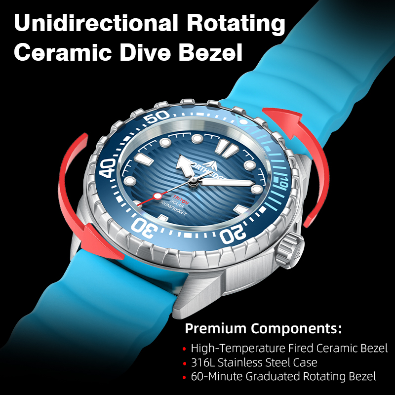 NORTH EDGE 2025 Новые часы для – обзор и цена Diver Watch 300M